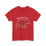 Grandpa Bear T-Shirt - Red