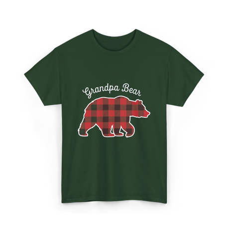 Grandpa Bear T-Shirt - Forest Green