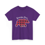 Grandpa Bear T-Shirt - Purple