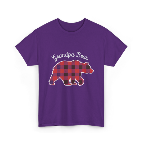 Grandpa Bear T-Shirt - Purple