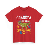 Grandpa Birthday Boy T-Shirt - Red