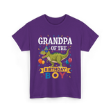 Grandpa Birthday Boy T-Shirt - Purple