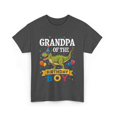 Grandpa Birthday Boy T-Shirt - Dark Heather