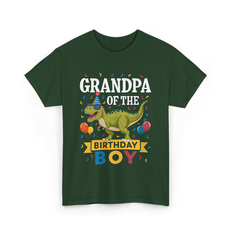 Grandpa Birthday Boy T-Shirt - Forest Green