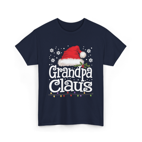 Grandpa Claus Christmas Grandpa T-Shirt - Navy