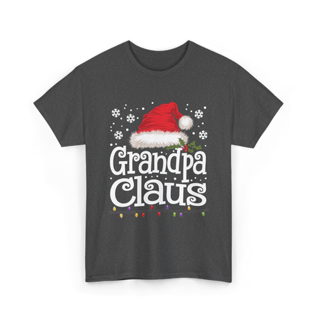 Grandpa Claus Christmas Grandpa T-Shirt - Dark Heather