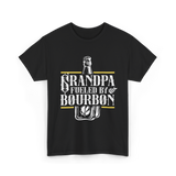 Grandpa Fueled By Bourbon Drink T-Shirt - Black