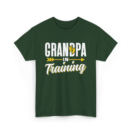 Grandpa In Training Grandpa T-Shirt - Forest Green