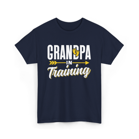 Grandpa In Training Grandpa T-Shirt - Navy