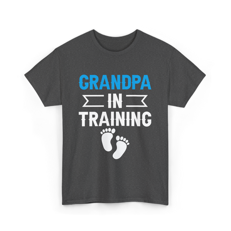 Grandpa In Training Grandparent T-Shirt - Dark Heather