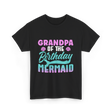 Grandpa Mermaid Grandpa T-Shirt - Black