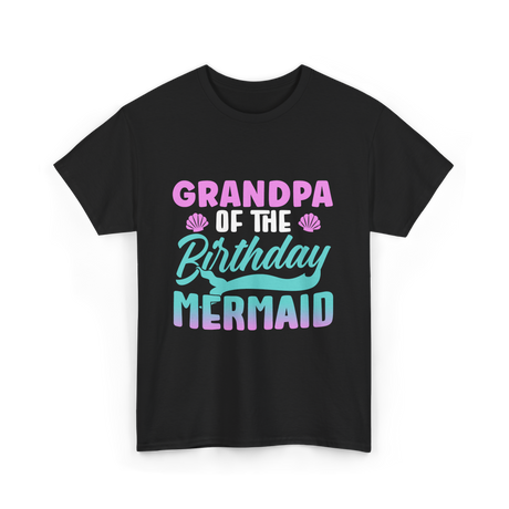 Grandpa Mermaid Grandpa T-Shirt - Black