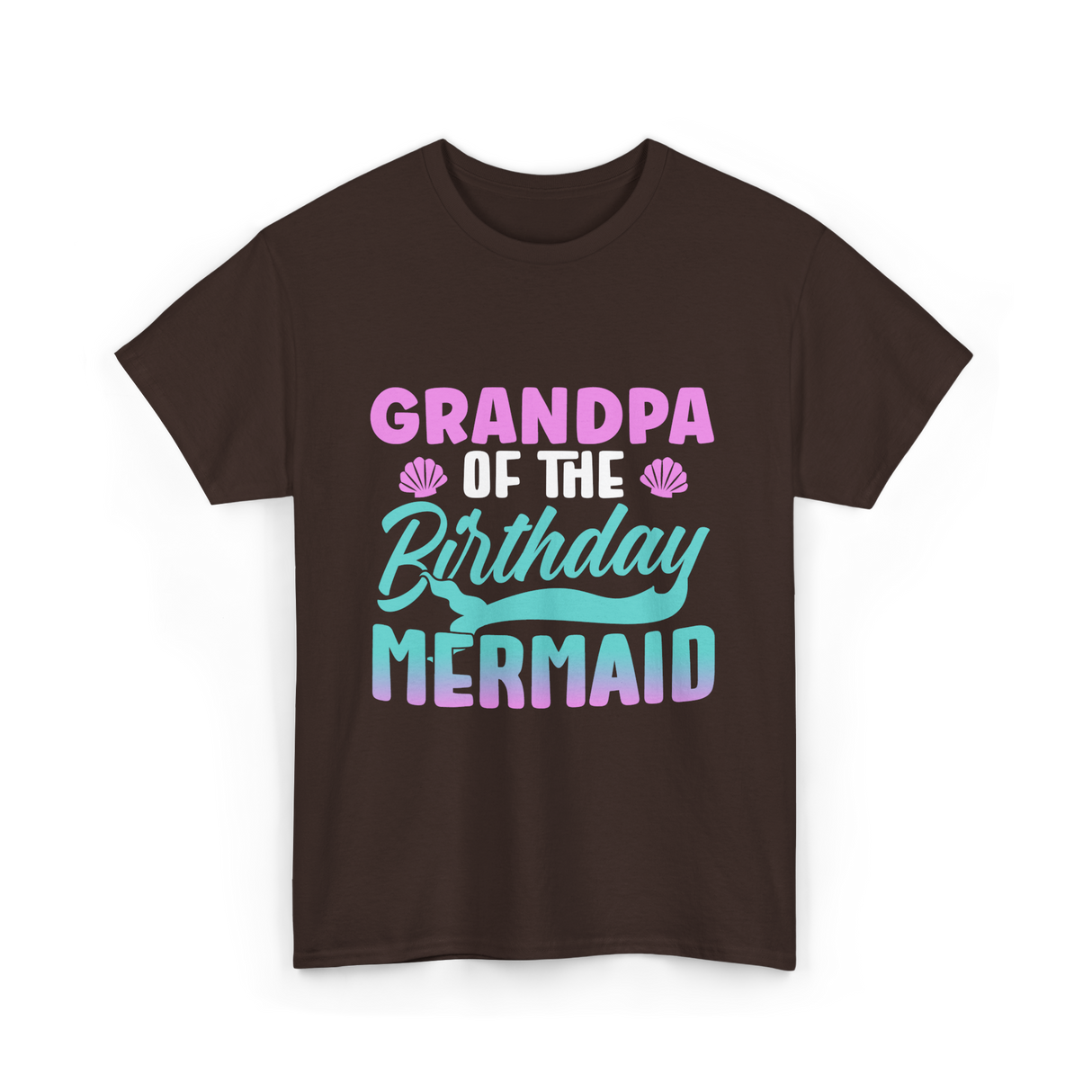 Grandpa Mermaid Grandpa T-Shirt - Dark Chocolate