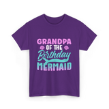 Grandpa Mermaid Grandpa T-Shirt - Purple