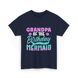 Grandpa Mermaid Grandpa T-Shirt - Navy