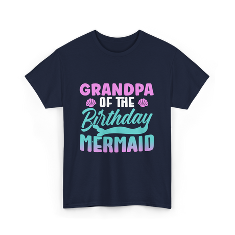 Grandpa Mermaid Grandpa T-Shirt - Navy