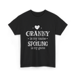 Granny is My Name Spoiling T-Shirt - Black