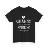 Granny is My Name Spoiling T-Shirt - Black