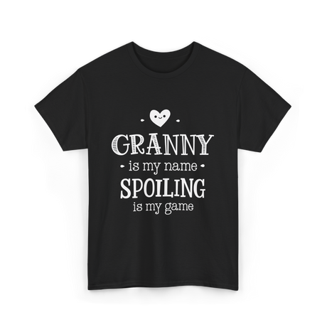 Granny is My Name Spoiling T-Shirt - Black