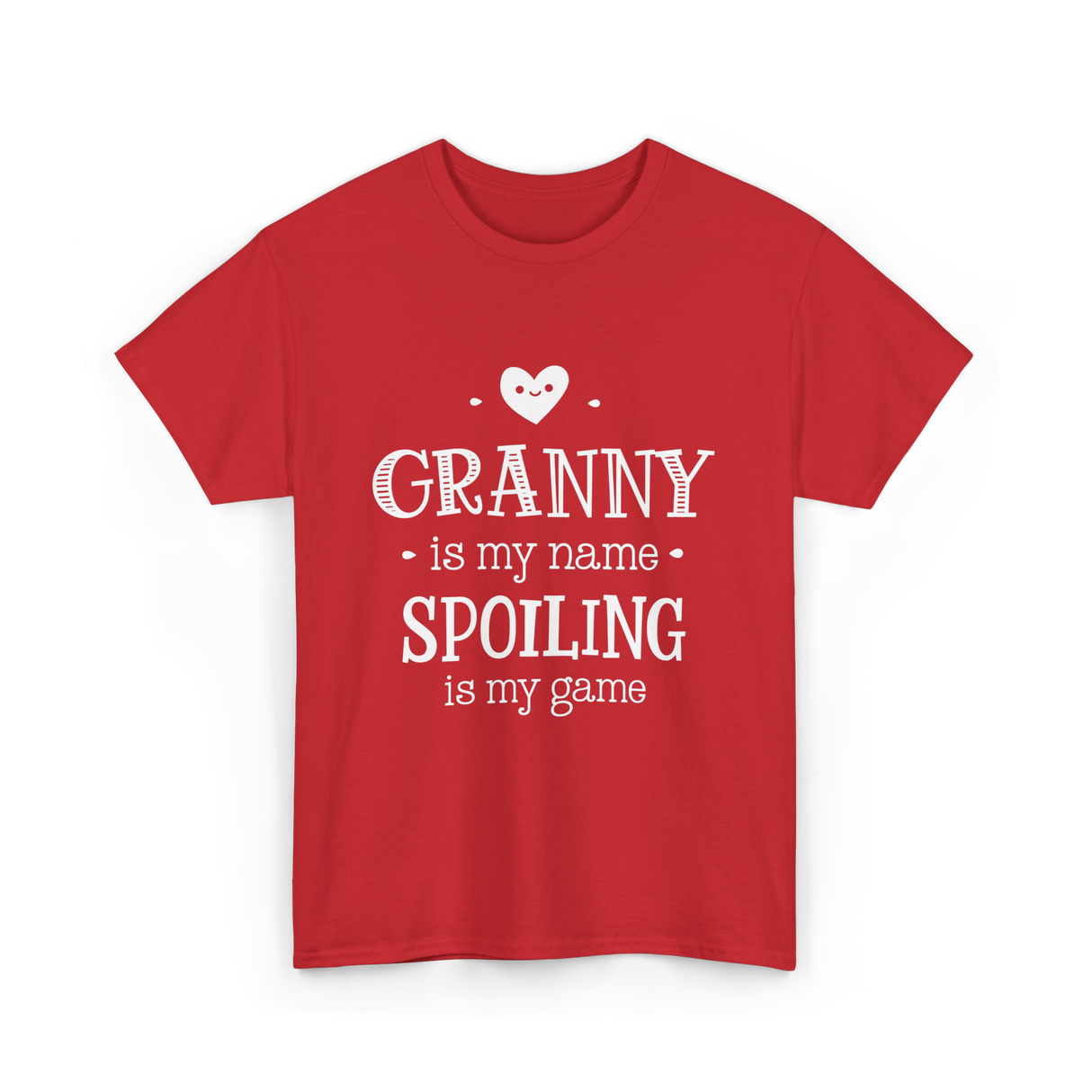 Granny is My Name Spoiling T-Shirt - Red