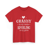 Granny is My Name Spoiling T-Shirt - Red