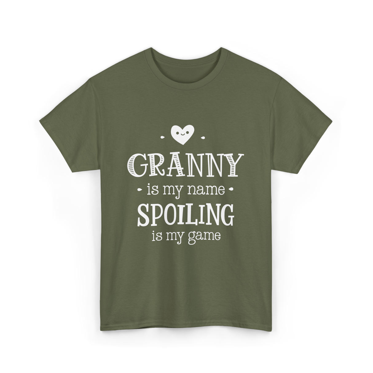 Granny is My Name Spoiling T-Shirt - Military Green