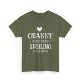 Granny is My Name Spoiling T-Shirt - Military Green