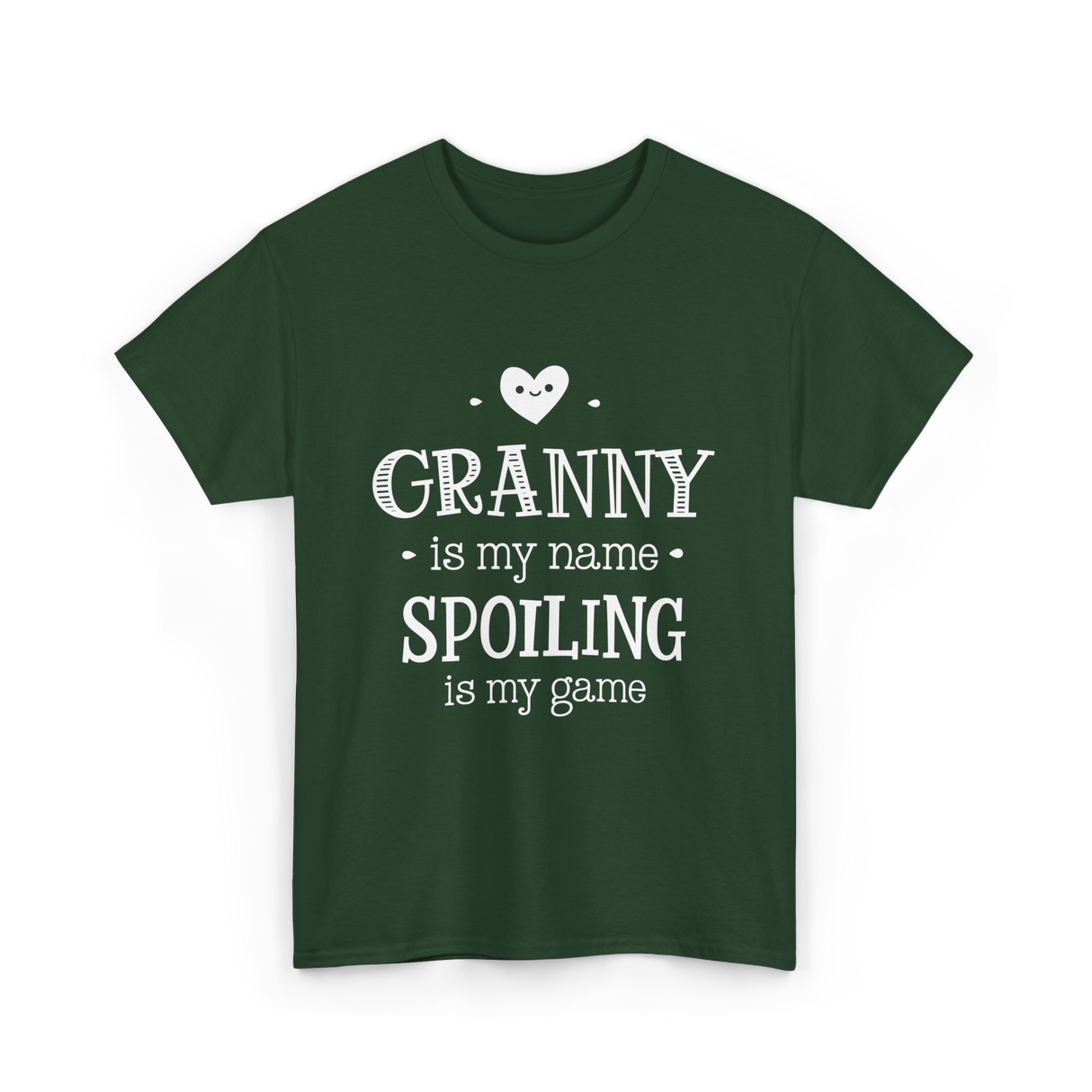 Granny is My Name Spoiling T-Shirt - Forest Green