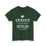 Granny is My Name Spoiling T-Shirt - Forest Green