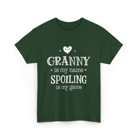 Granny is My Name Spoiling T-Shirt - Forest Green