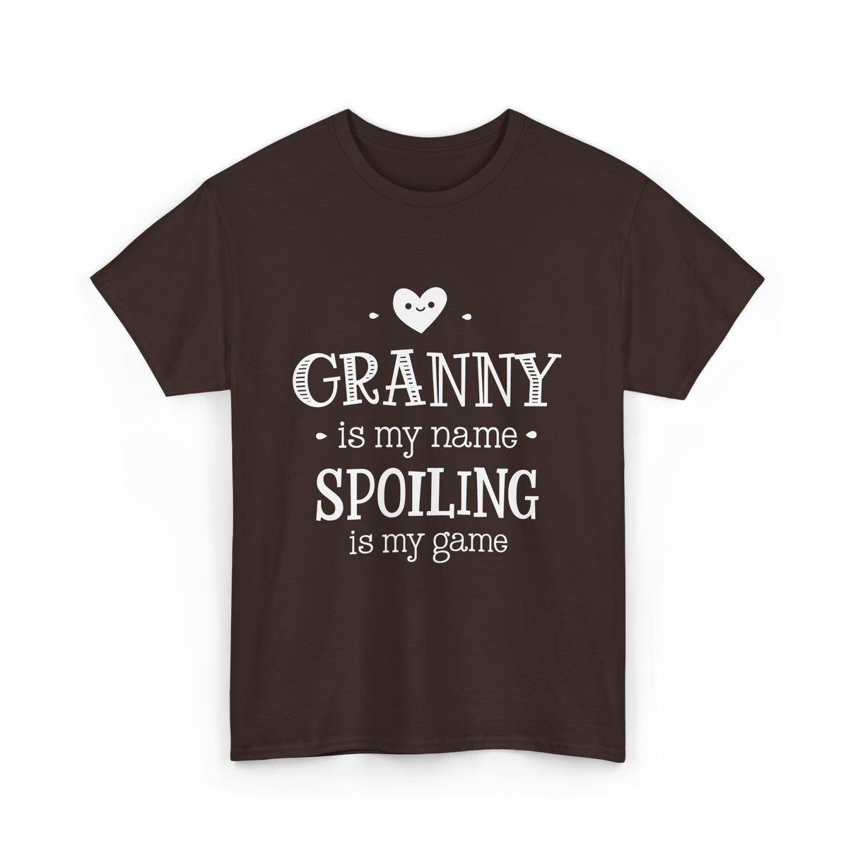 Granny is My Name Spoiling T-Shirt - Dark Chocolate