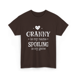 Granny is My Name Spoiling T-Shirt - Dark Chocolate