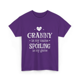 Granny is My Name Spoiling T-Shirt - Purple