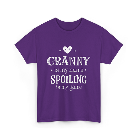 Granny is My Name Spoiling T-Shirt - Purple