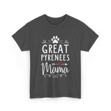 Great Pyrenees Mama Pyrenees Dog Lover T-Shirt - Dark Heather