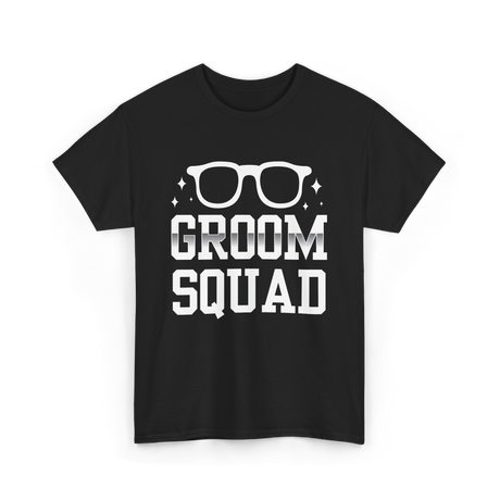 Groom Squad Groom Party T-Shirt - Black