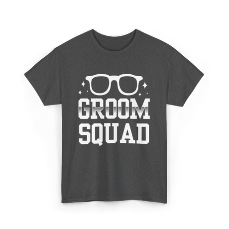 Groom Squad Groom Party T-Shirt - Dark Heather