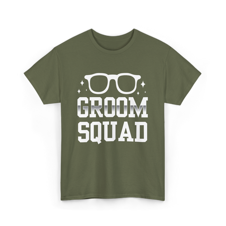 Groom Squad Groom Party T-Shirt - Military Green