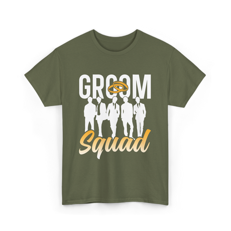 Groom Squad T-Shirt - Military Green