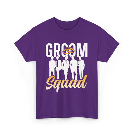 Groom Squad T-Shirt - Purple