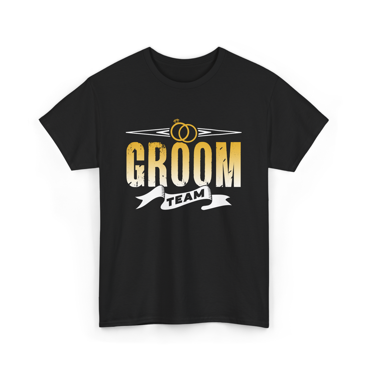 Groom Team Wedding Celebration T-Shirt - Black