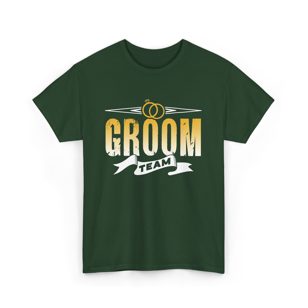 Groom Team Wedding Celebration T-Shirt - Forest Green