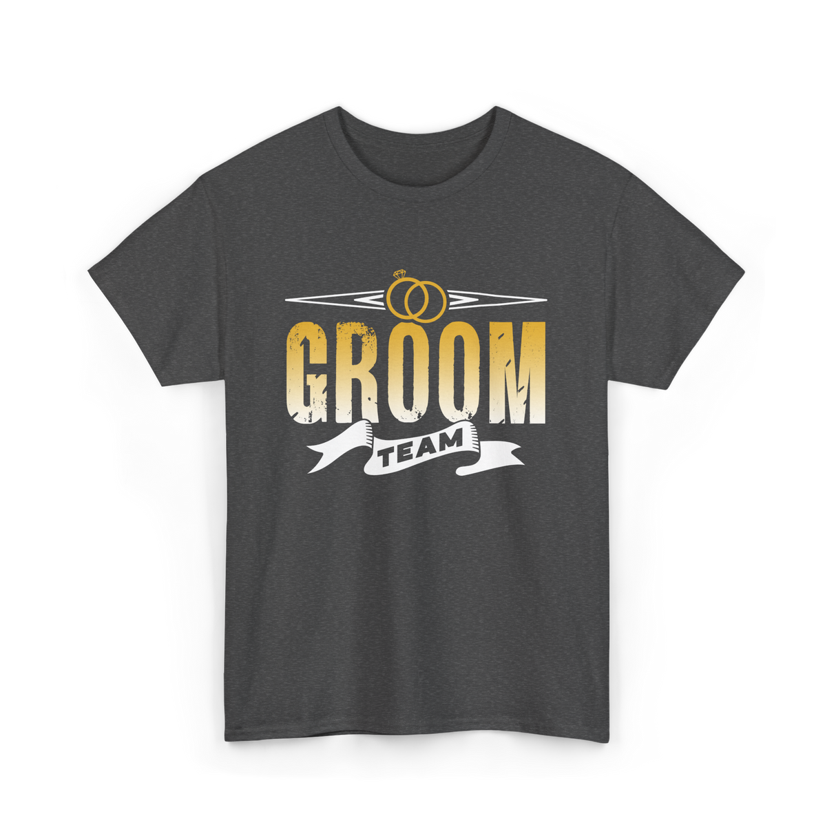 Groom Team Wedding Celebration T-Shirt - Dark Heather