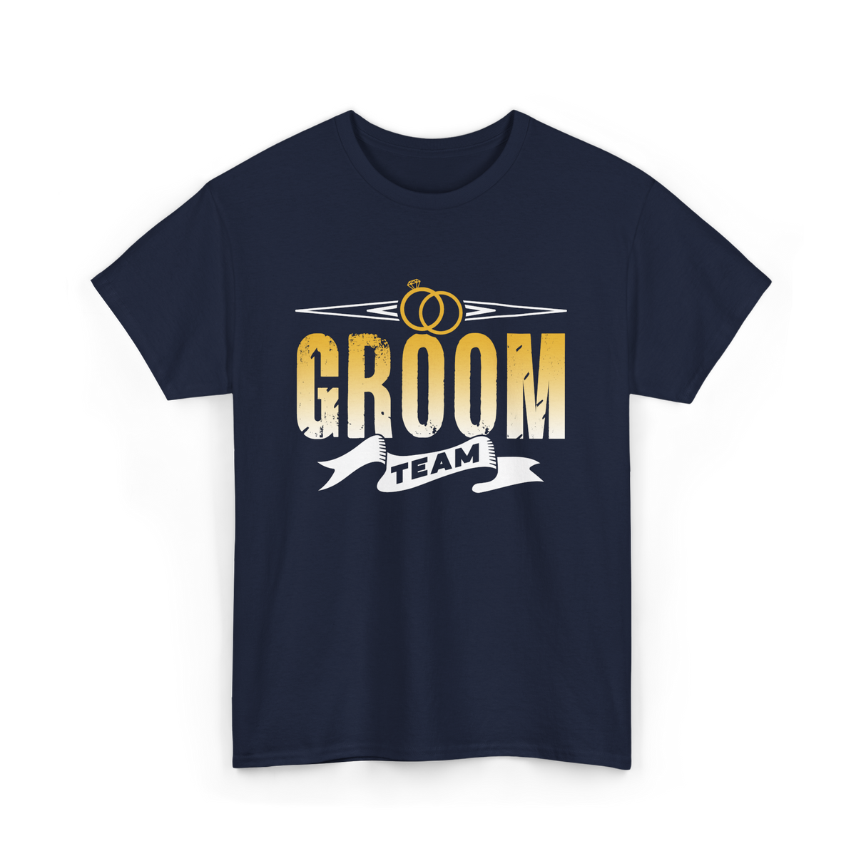 Groom Team Wedding Celebration T-Shirt - Navy