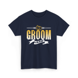 Groom Team Wedding Celebration T-Shirt - Navy