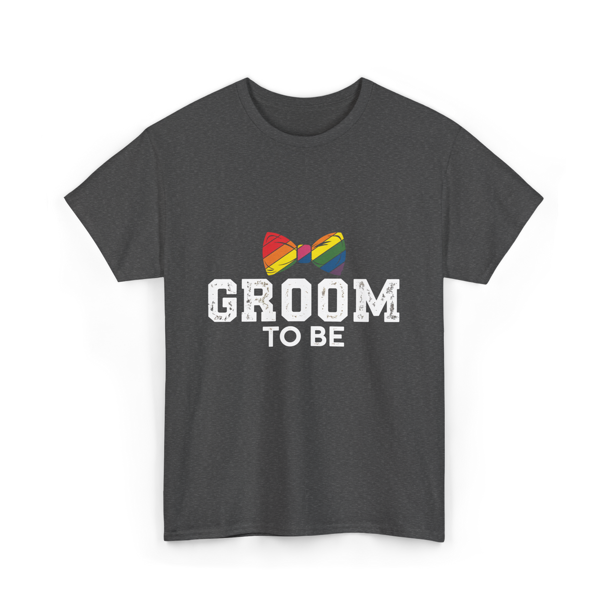 Groom To Be LGBT Wedding T-Shirt - Dark Heather