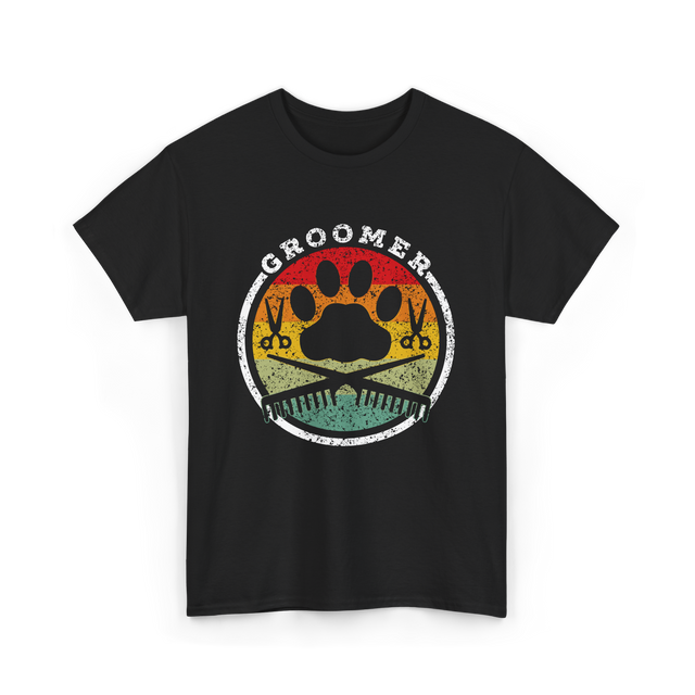 Groomer Dog Grooming T-Shirt - Black