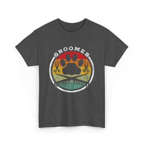 Groomer Dog Grooming T-Shirt - Dark Heather