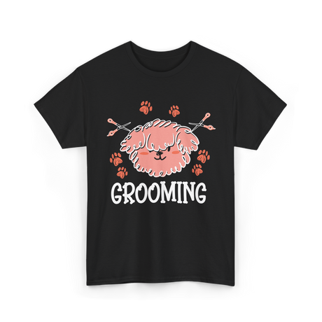 Grooming Groomer Dog Haircut T-Shirt - Black