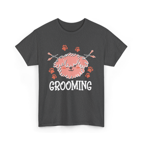 Grooming Groomer Dog Haircut T-Shirt - Dark Heather